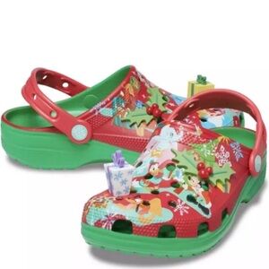 Crocs Disney Parks Christmas clogs holiday 2023 Mickey and friends size M6/W8